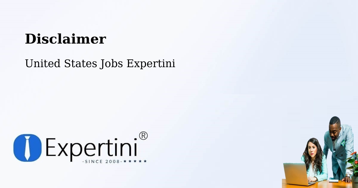 Disclaimer – Anchorage - United States Jobs Expertini
